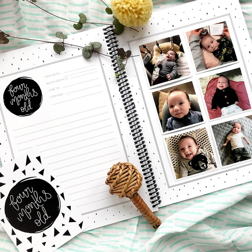 How to start (and keep up with) a Baby Milestone Book – Paper Heart Design